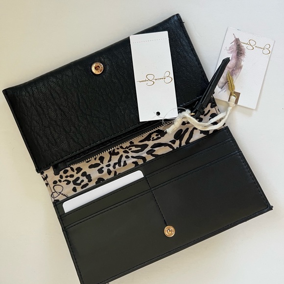 NWT JESSICA SIMPSON NATALIE SINGLE FOLD PULLOUT WALLET CASE ORGANIZER - Picture 4 of 7